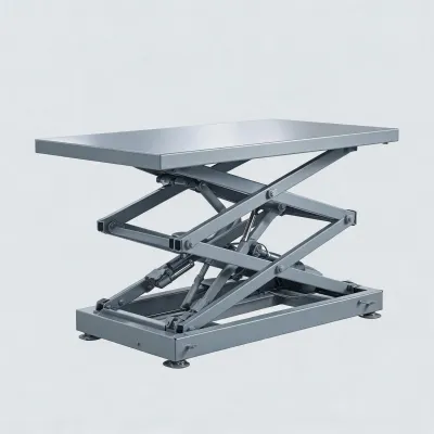 hydraulic double scissor lift table