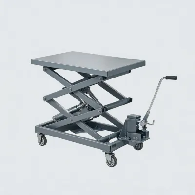 hydraulic scissor lift table cart